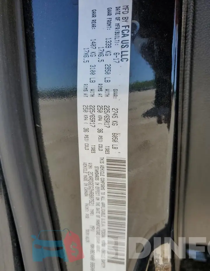 2C4RDGEG2HR807521 Photo# 13