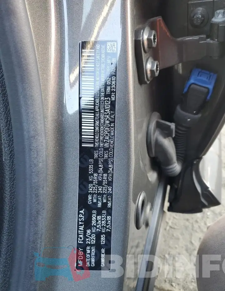 ZACPDFDW5R3A10123 Photo# 14