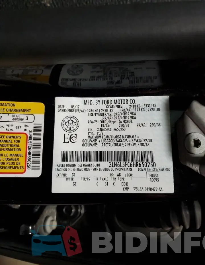 3LN6L5FC6HR650250 Photo# 13