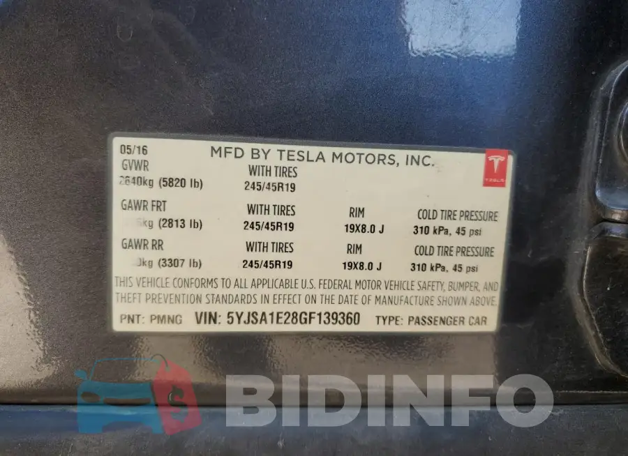 5YJSA1E28GF139360 Photo# 12