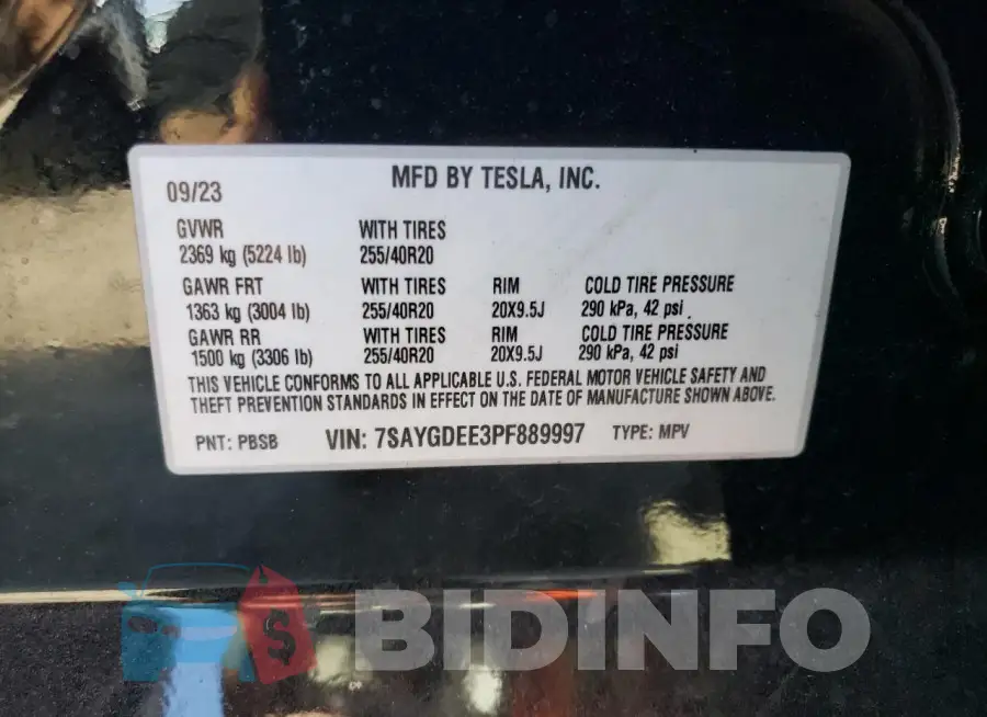 7SAYGDEE3PF889997 Photo# 12