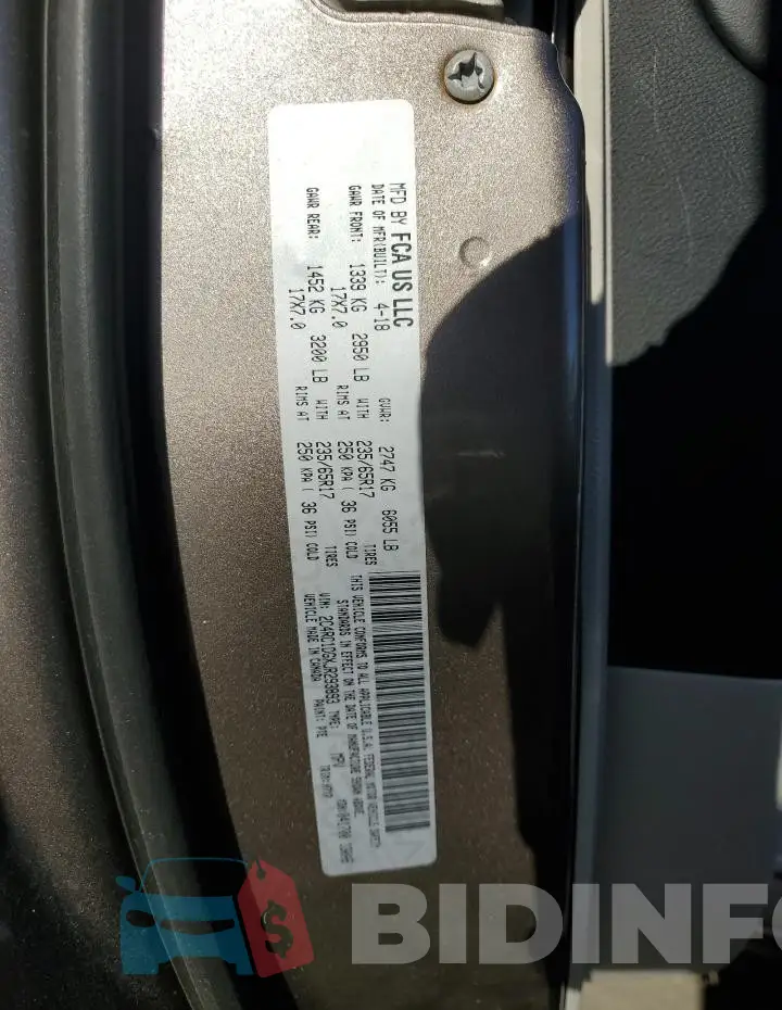 2C4RC1DGXJR293893 Photo# 13