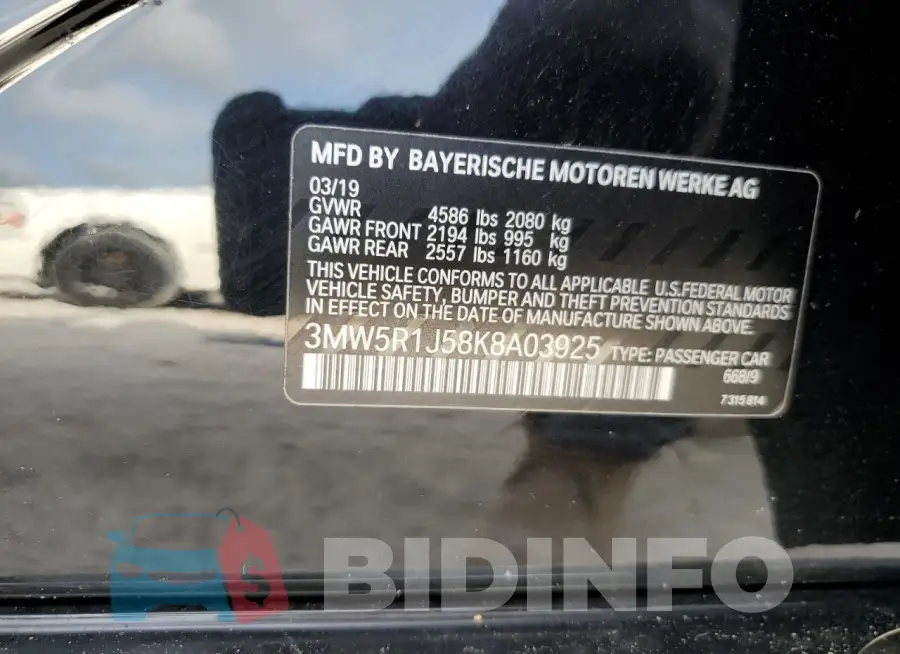 3MW5R1J58K8A03925 Photo# 12