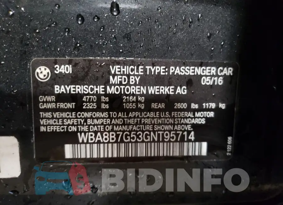 WBA8B7G53GNT95714 Photo# 12
