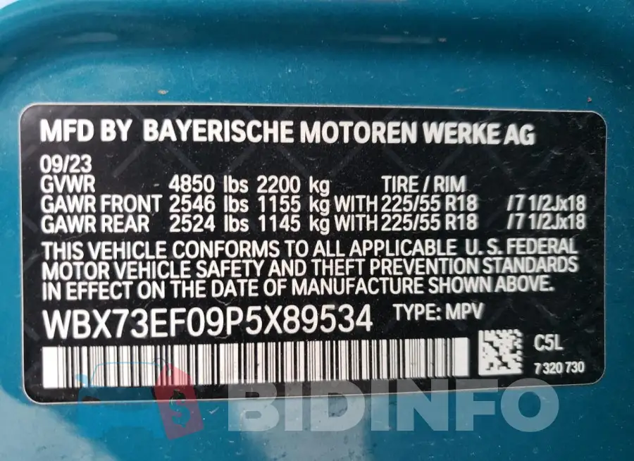 WBX73EF09P5X89534 Photo# 14