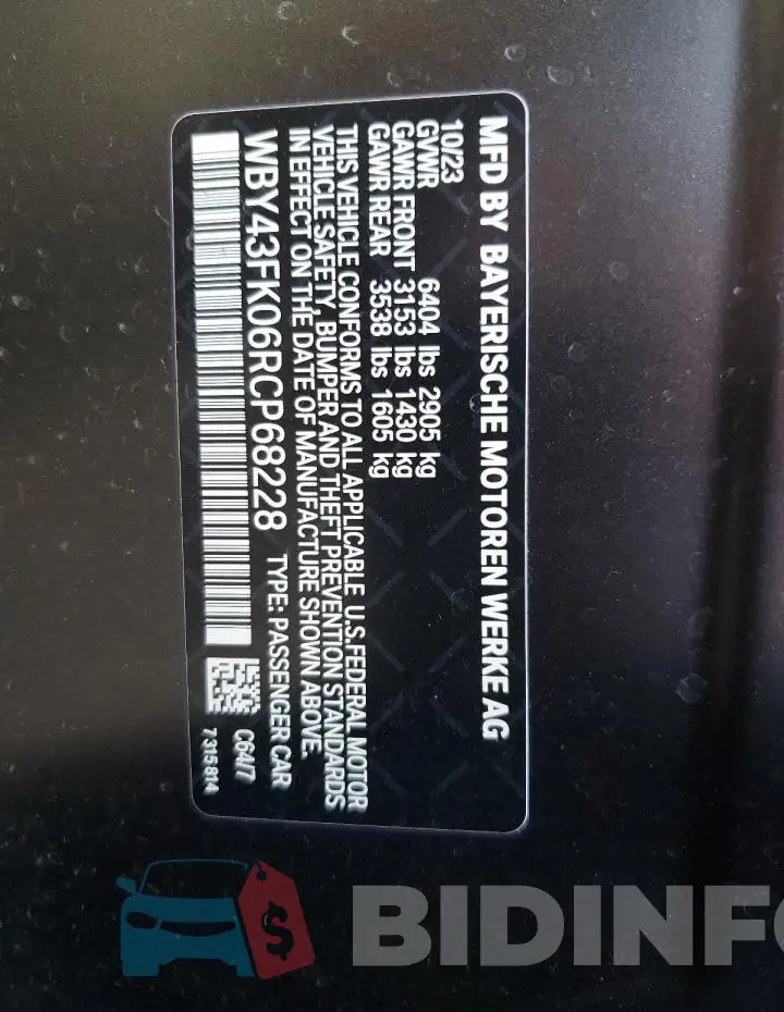 WBY43FK06RCP68228 Photo# 12