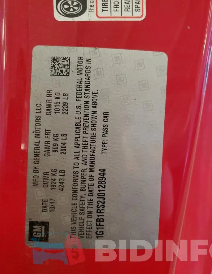 1G1FB1RS2J0128944 Photo# 13