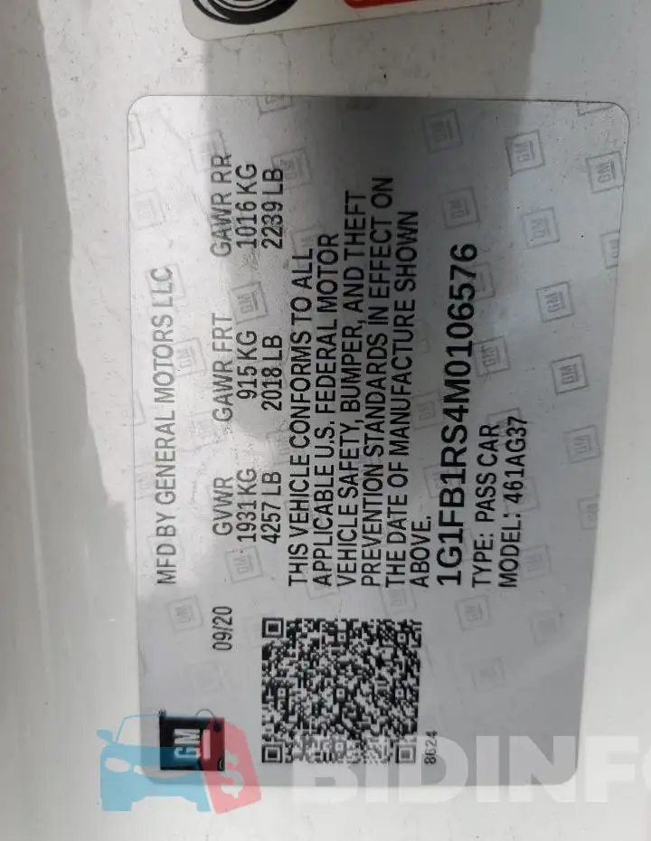 1G1FB1RS4M0106576 Photo# 12