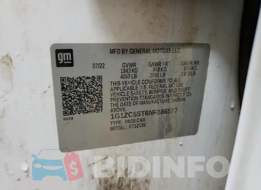 1G1ZC5ST6NF186577 Photo# 12