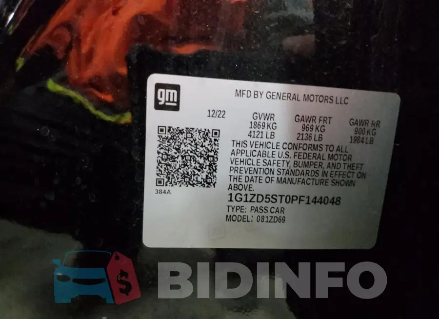 1G1ZD5ST0PF144048 Photo# 12