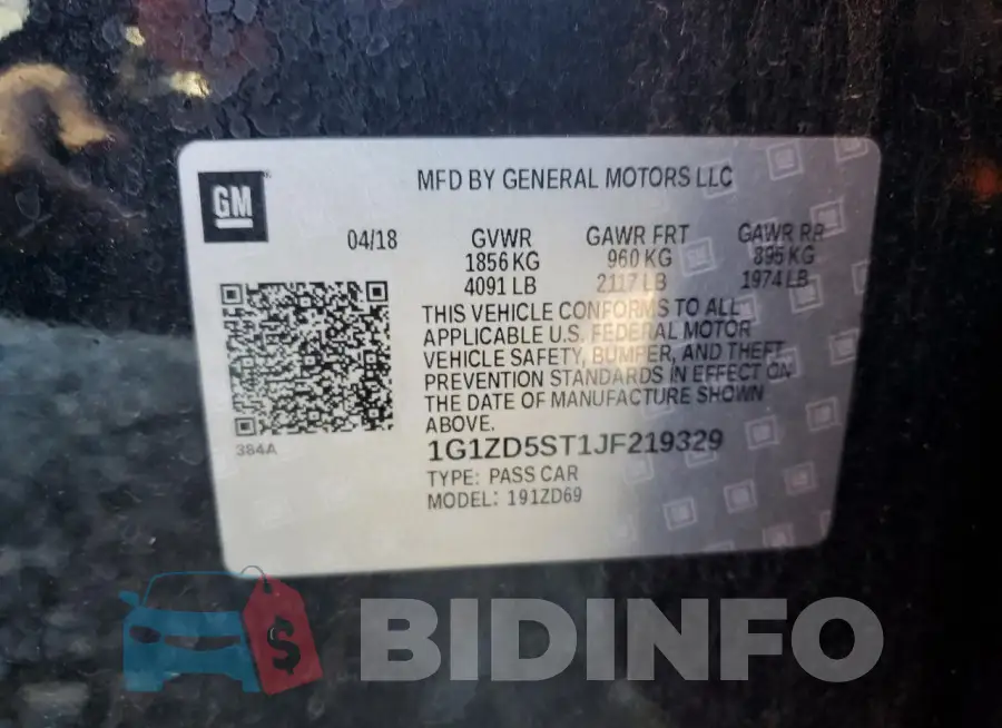 1G1ZD5ST1JF219329 Photo# 12