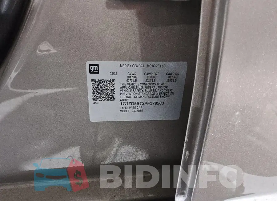 1G1ZD5ST3PF178503 Photo# 12