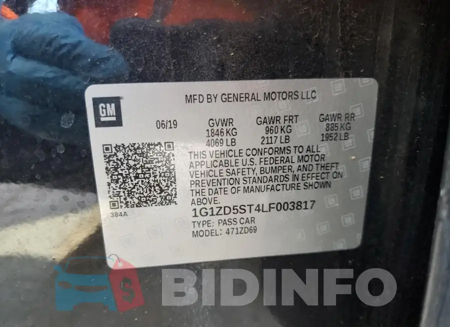 1G1ZD5ST4LF003817 Photo# 13