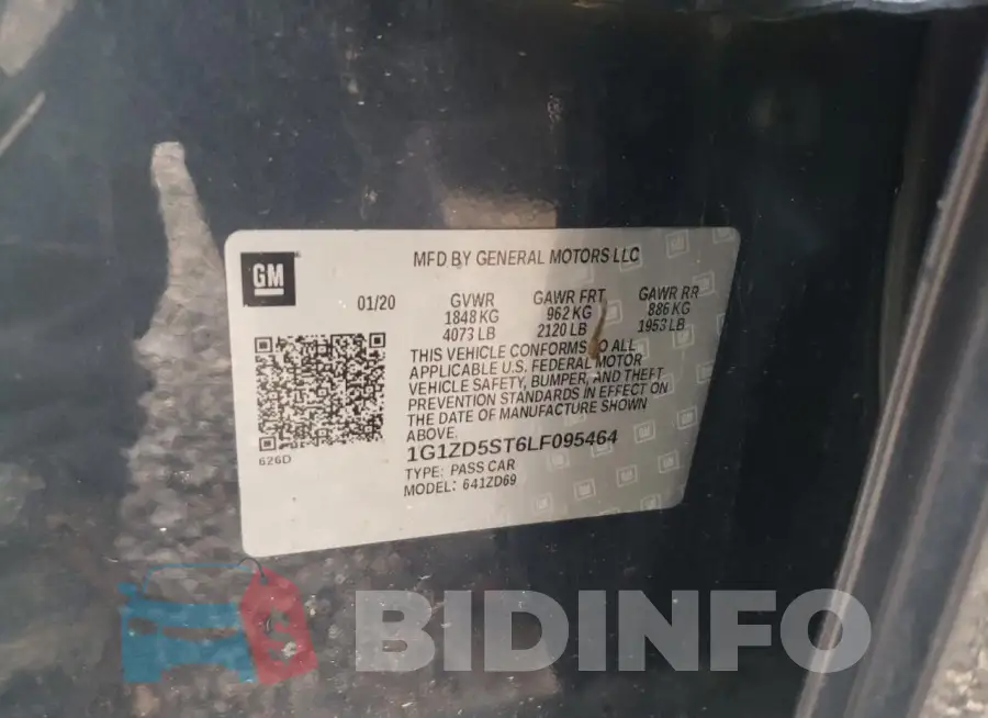 1G1ZD5ST6LF095464 Photo# 12