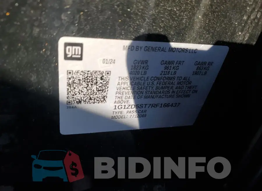 1G1ZD5ST7RF166437 Photo# 12