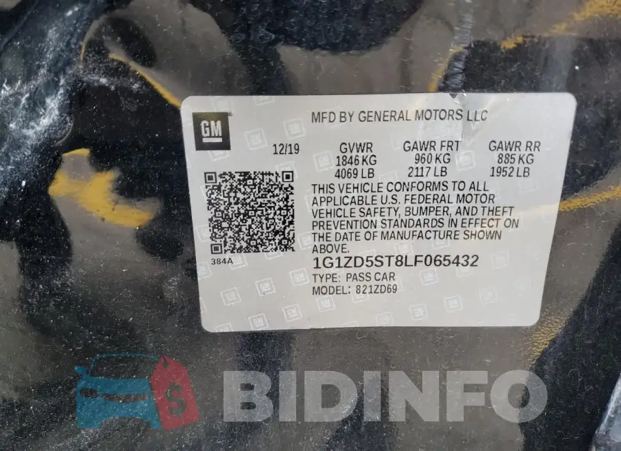 1G1ZD5ST8LF065432 Photo# 12