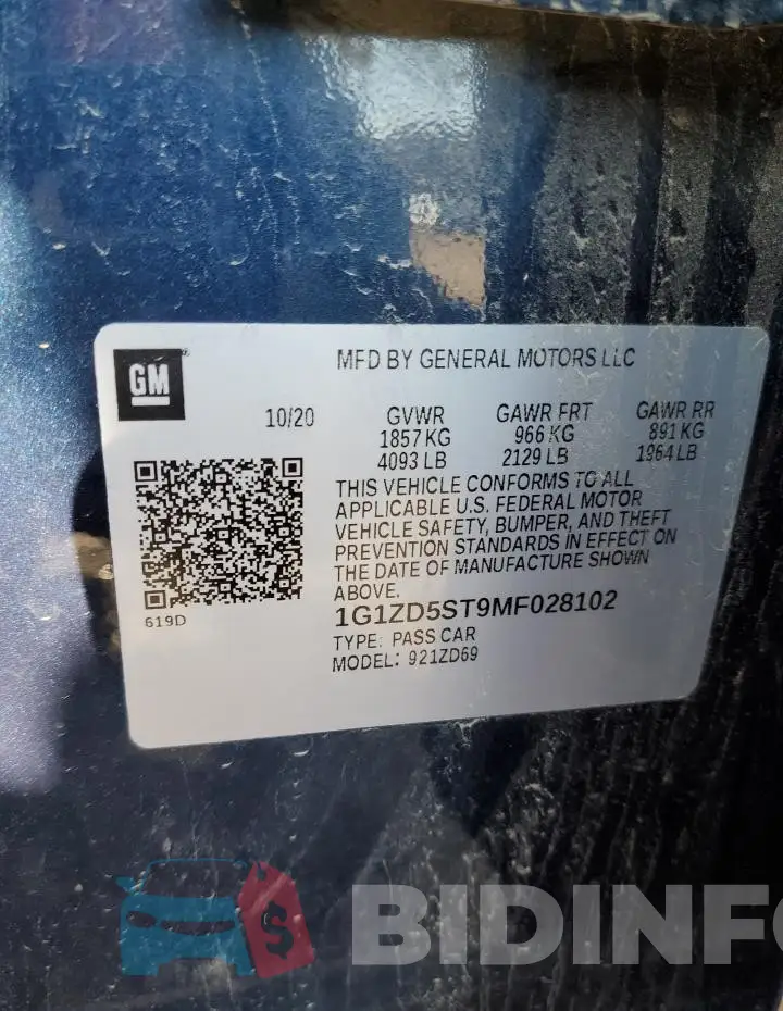 1G1ZD5ST9MF028102 Photo# 12