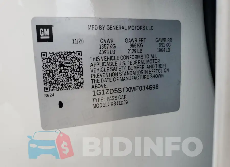 1G1ZD5STXMF034698 Photo# 12