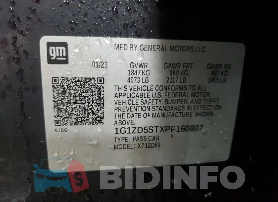 1G1ZD5STXPF160807 Photo# 13