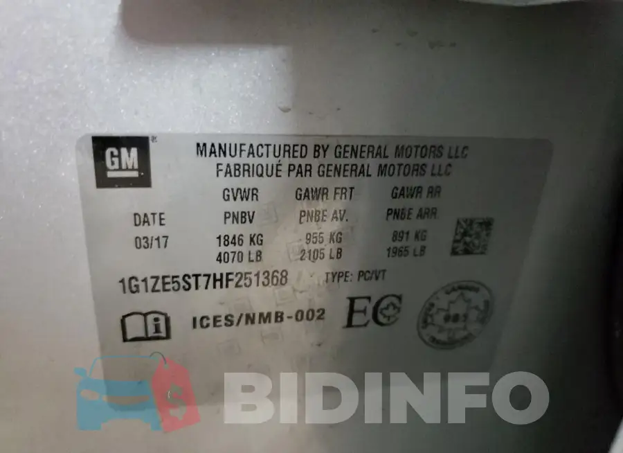 1G1ZE5ST7HF251368 Photo# 12