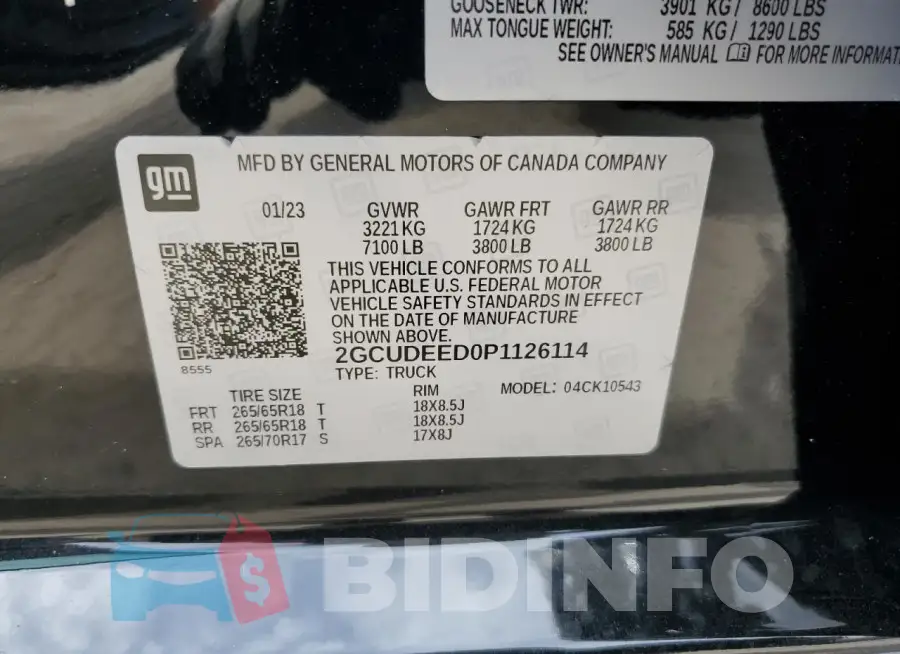2GCUDEED0P1126114 Photo# 13