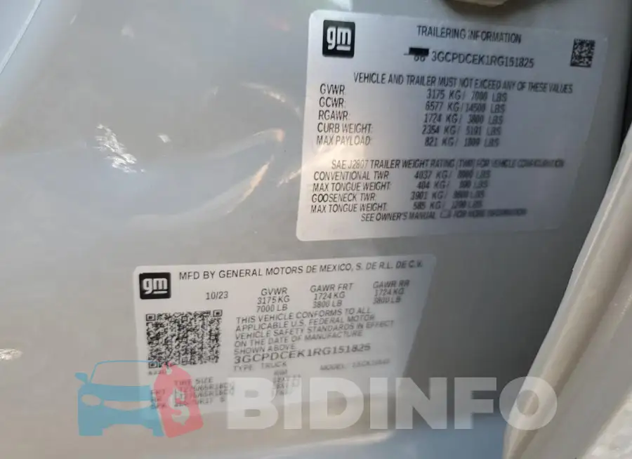 3GCPDCEK1RG151825 Photo# 12