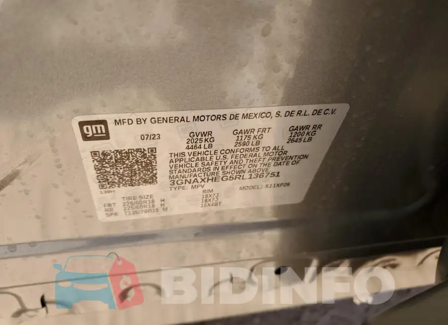 3GNAXHEG5RL136751 Photo# 14