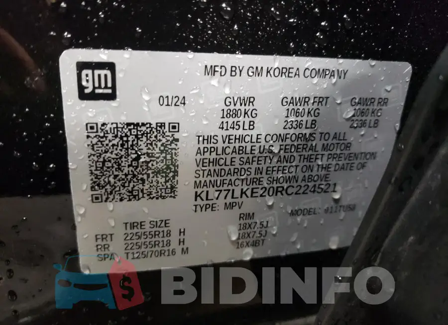 KL77LKE20RC224521 Photo# 12