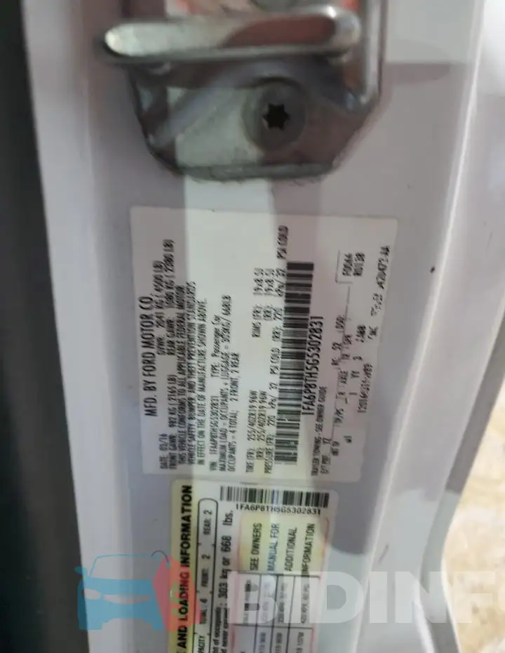 1FA6P8TH5G5302831 Photo# 13