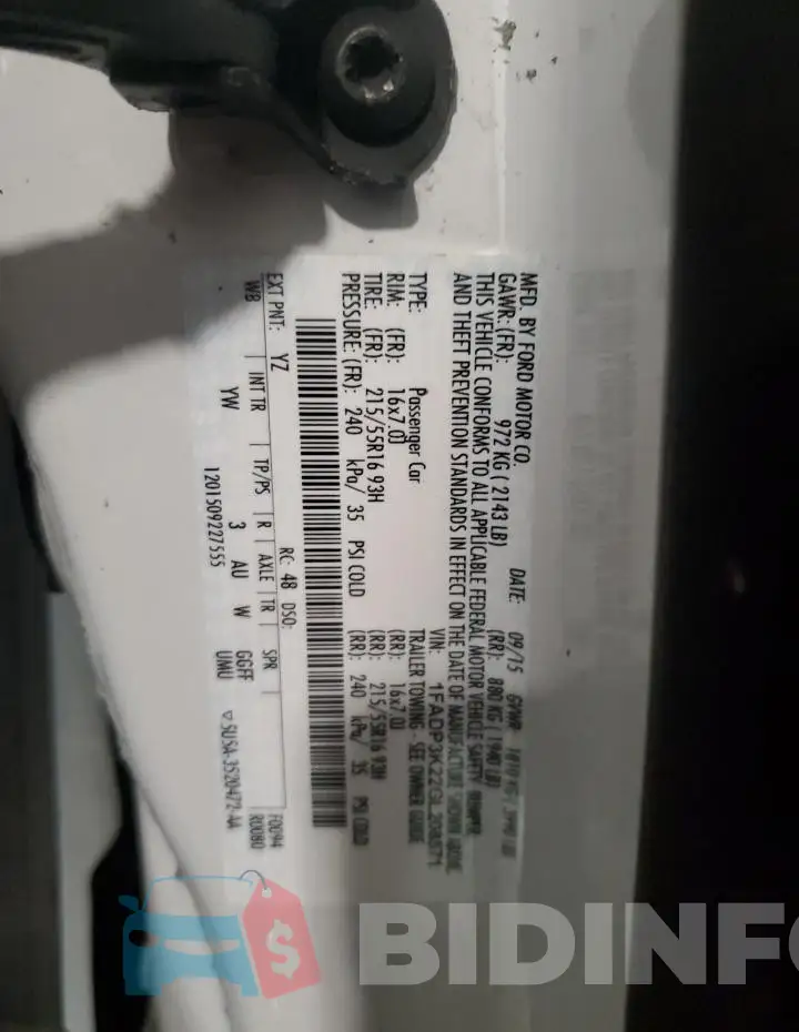1FADP3K22GL208571 Photo# 13