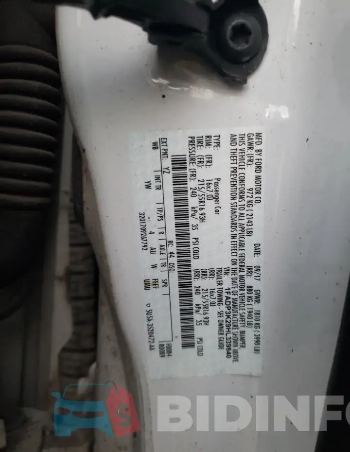1FADP3K29HL339840 Photo# 12