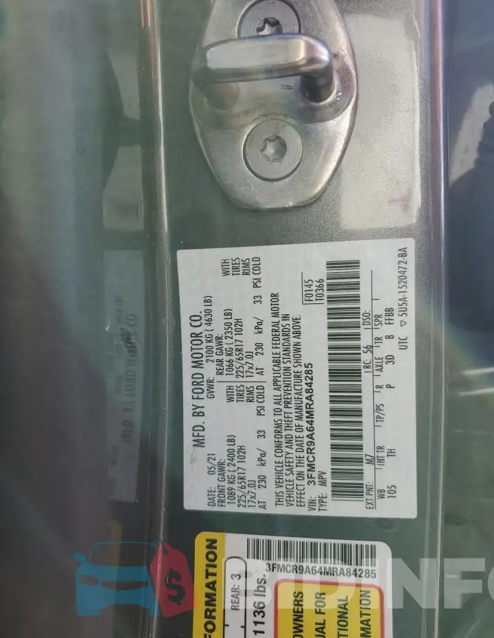 3FMCR9A64MRA84285 Photo# 13