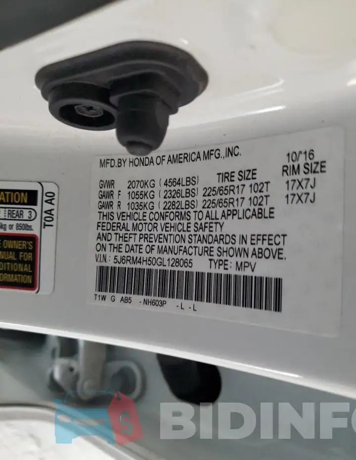 5J6RM4H50GL128065 Photo# 14