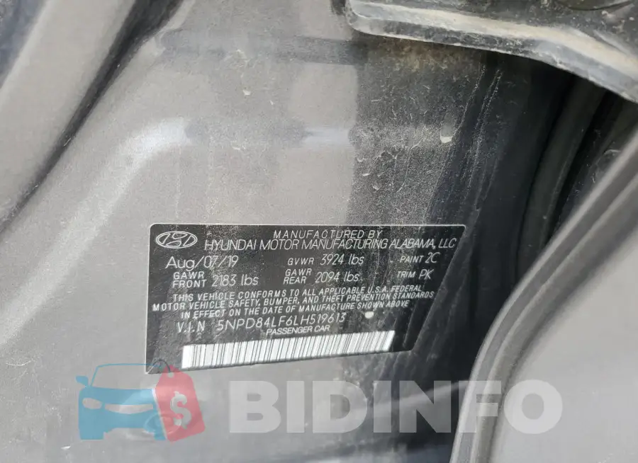 5NPD84LF6LH519613 Photo# 12