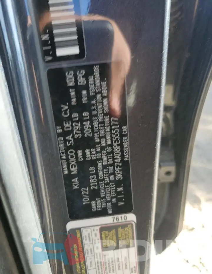 3KPF24AD8PE555177 Photo# 12
