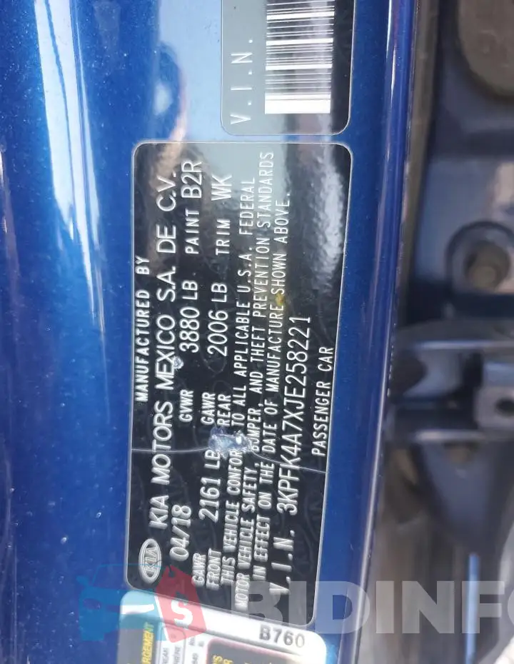 3KPFK4A7XJE258221 Photo# 12