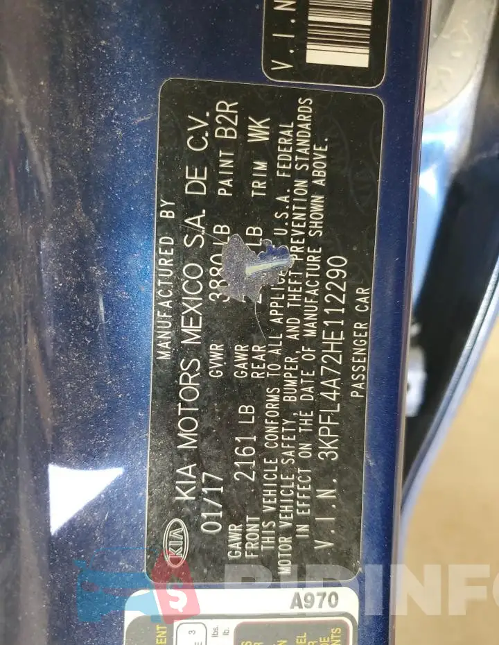 3KPFL4A72HE112290 Photo# 12