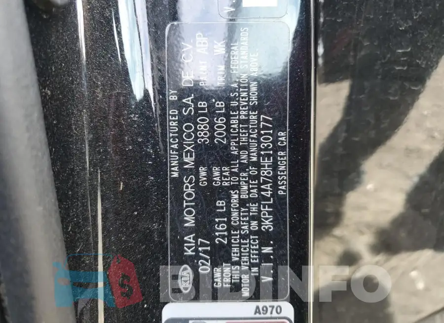 3KPFL4A78HE130177 Photo# 12