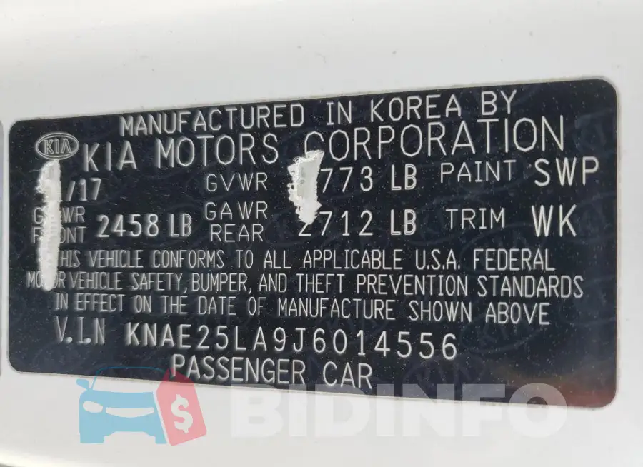 KNAE25LA9J6014556 Photo# 13