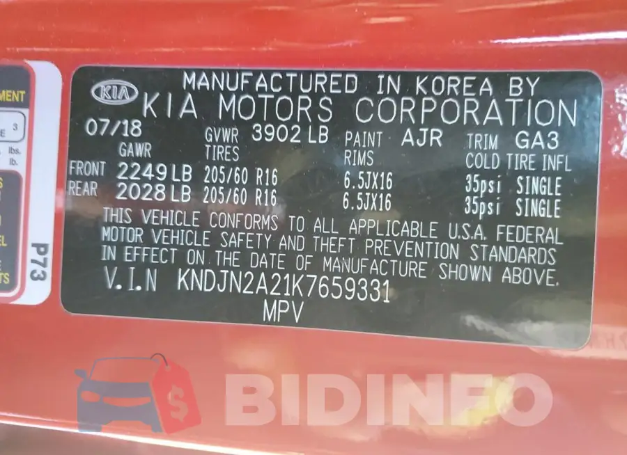KNDJN2A21K7659331 Photo# 13