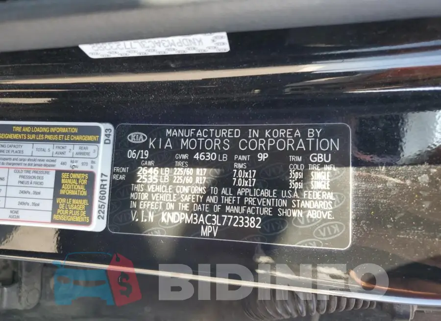 KNDPM3AC3L7723382 Photo# 14