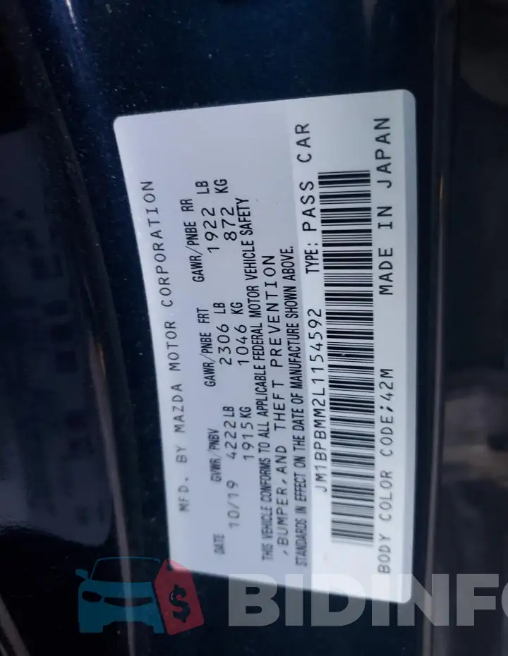 JM1BPBMM2L1154592 Photo# 12