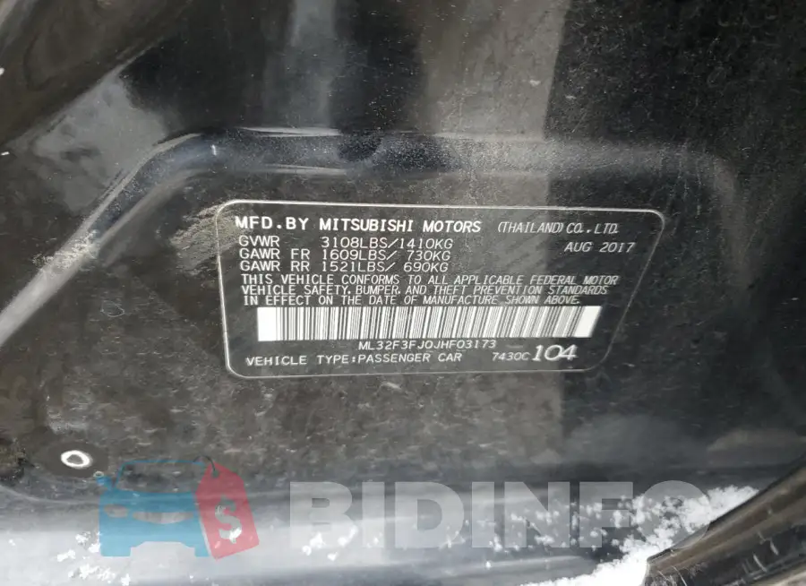 ML32F3FJ0JHF03173 Photo# 12