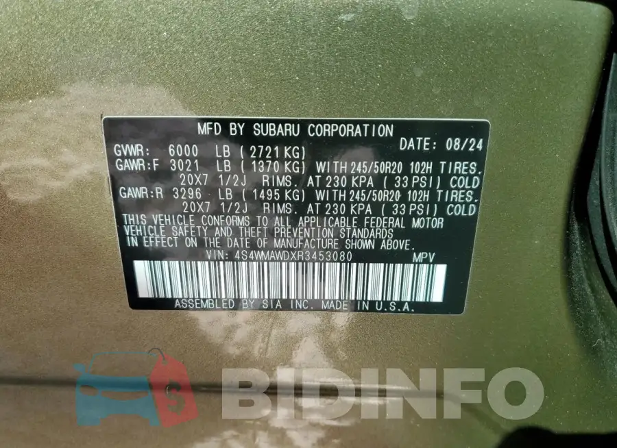 4S4WMAWDXR3453080 Photo# 14