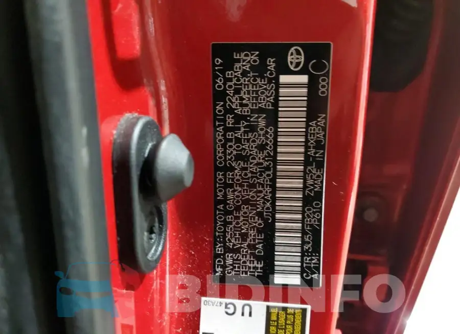 JTDKARFP0L3126666 Photo# 13