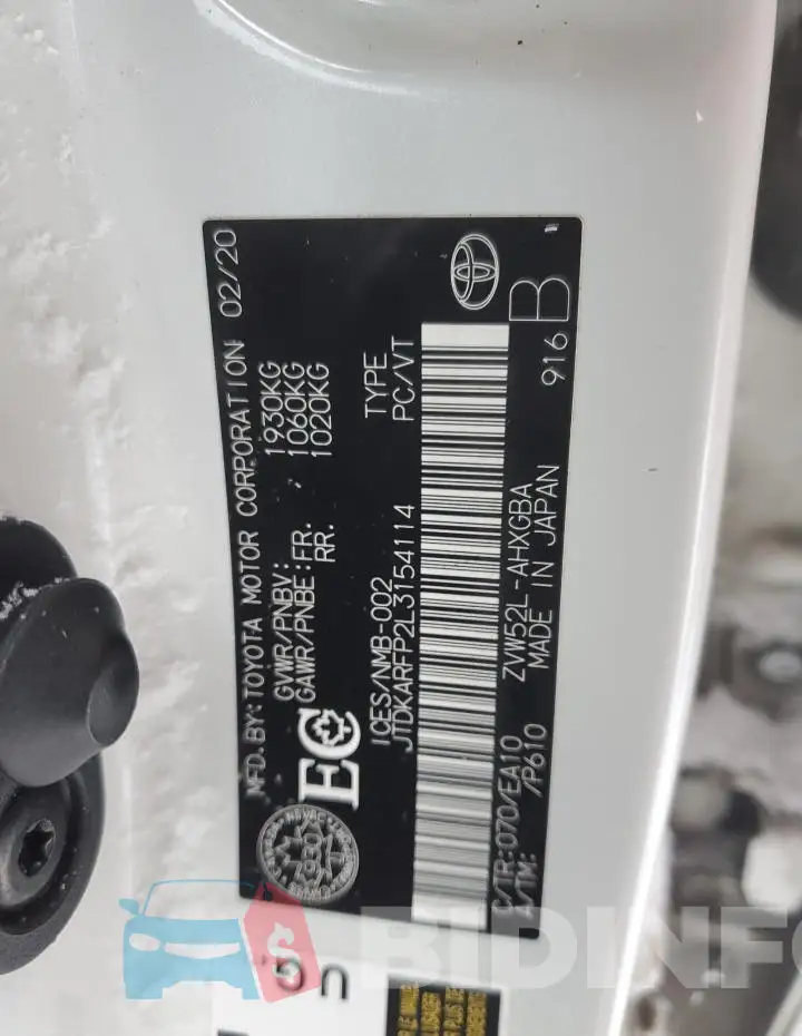 JTDKARFP2L3154114 Photo# 12