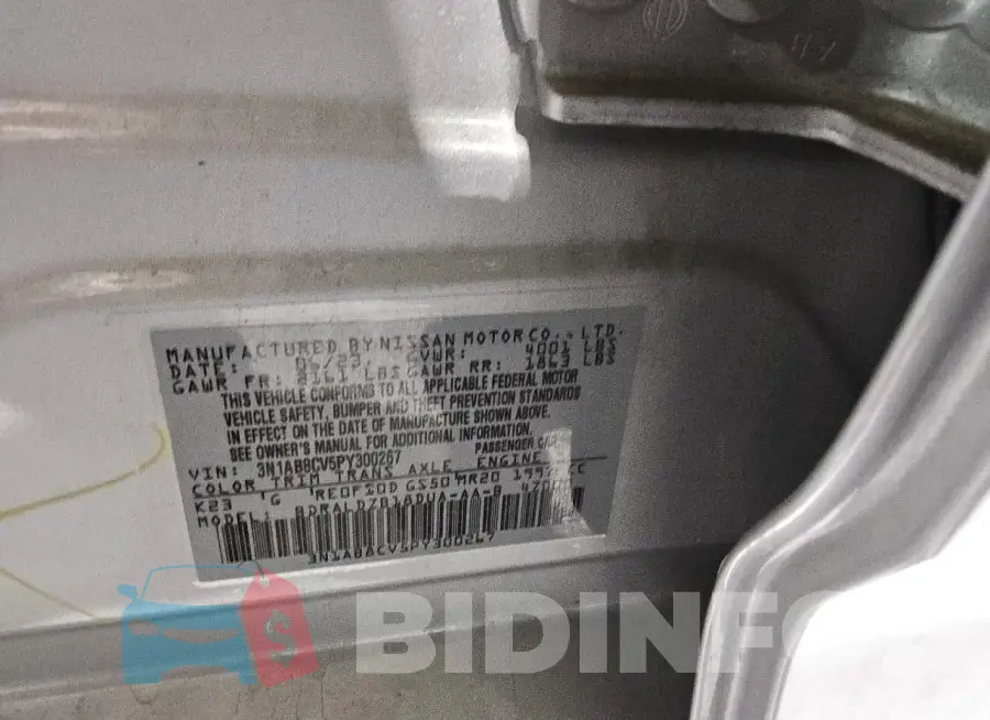 3N1AB8CV5PY300267 Photo# 13