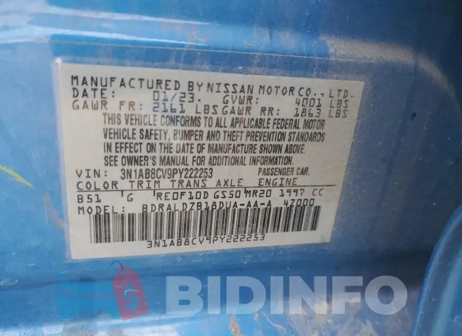 3N1AB8CV9PY222253 Photo# 12