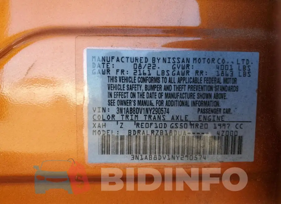 3N1AB8DV1NY290574 Photo# 12