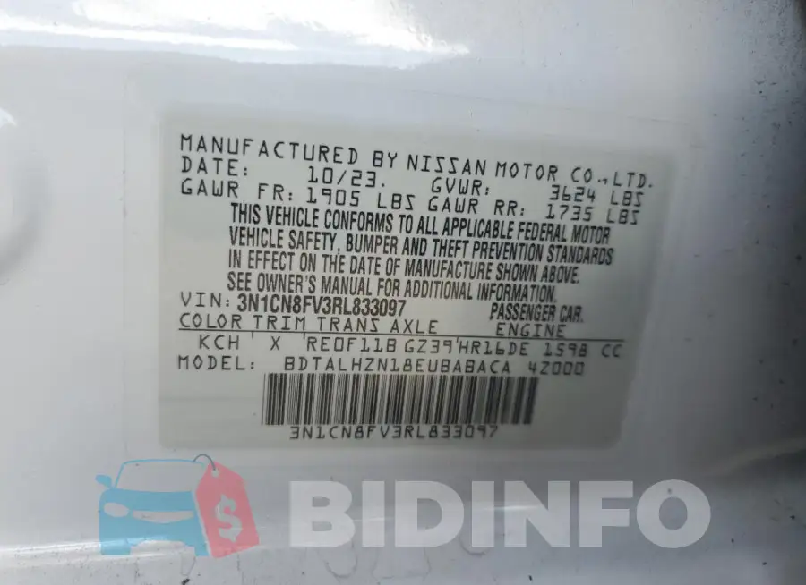 3N1CN8FV3RL833097 Photo# 12